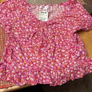 Japna Girls Floral Print Blouse